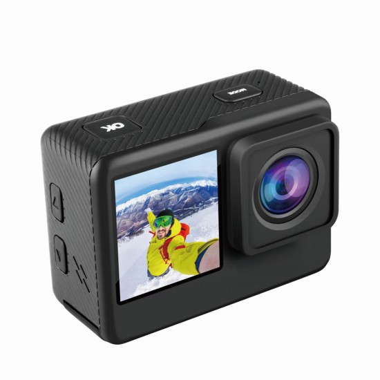 Porodo Lifestyle Waterproof 4K Action Camera 900mAh (Black)
